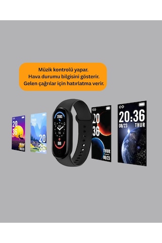Mey İthalat Bluetooth 5.0 Akıllı Bileklik , Uyku Ve Aktivite Takibi
