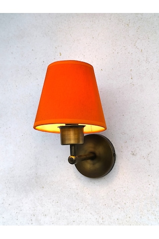 Shimmer Duvar Apliği Eskitme Gold Turuncu Başlıklı Turuncu