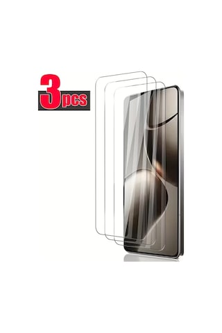 Xiaomi 15t Pro İle Uyumlu Ekran Koruyucu Şeffaf Temperli Kırılmaz Cam Ekran Koruyucu 3 Adet