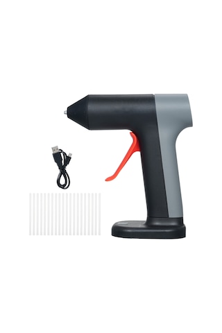 Geeksen 3.7v Sıcak Eriyik Tutkal Makinesi Seti 30s Hızlı Ön Isıtmalı Mini Tutkal Makines Silikon Tabancası