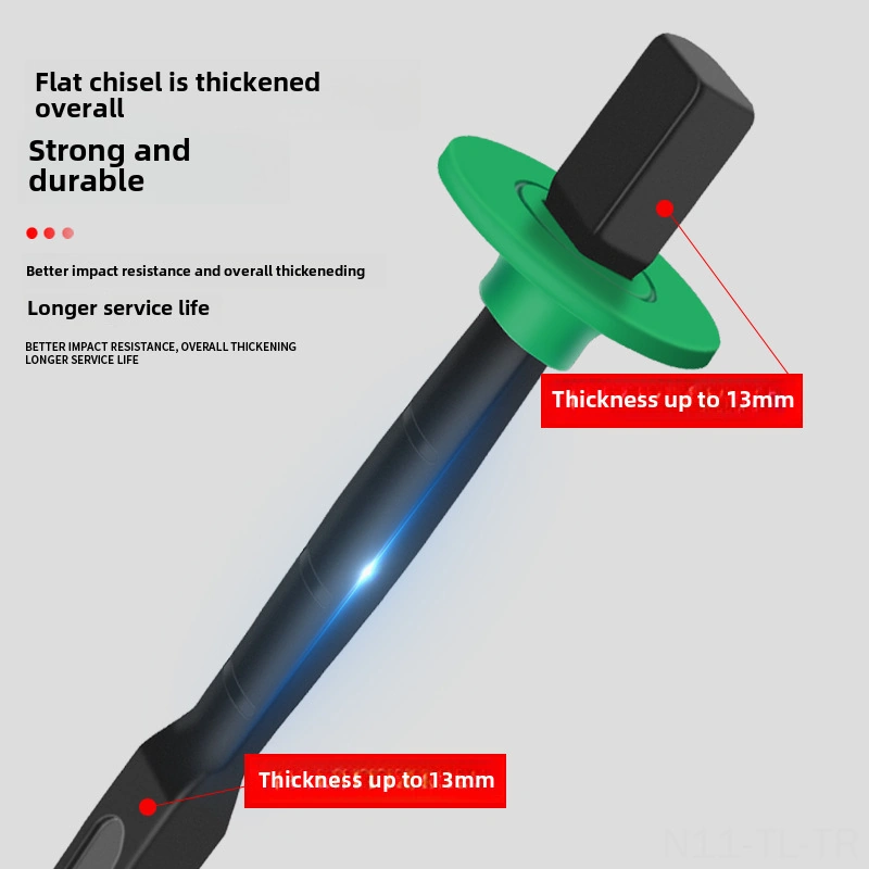 Hombey Endüstriyel Çelik Mermer Kesici - Krom Vanadyum Bıçaklı, Sert Malzeme İçin Hassas Kesim, 6" Siyah Oksit Düz Morçuk