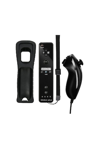 Nintendo Wii 2in1 Motion Plus Remote Kontroller + Nunchuk Kontroller Set