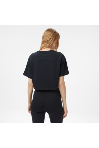 Converse Baskılı Kadın Siyah T-shirtcvw5t107