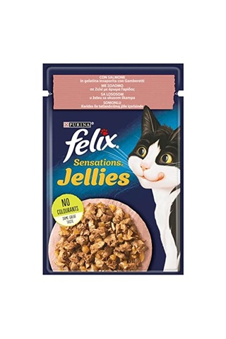 Sensation Somon & Karidesli Kedi Yaş Mama 26 X 85 Gr