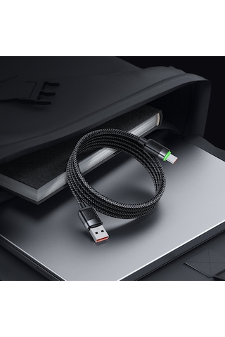 Mcdodo CA-5650 USB Type-C Şarj Kablosu 1.2 M Siyah