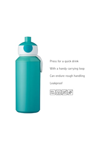 Mepal Campus Little Dutch İçecek Şişesi, 400 Ml, Bulaşık Makinesinde Yıkanabilir, Plastik, Sailors Bay, 1074100652 Genel