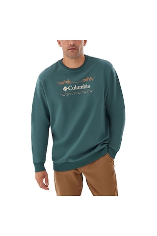 Columbia Csc Nature And Back Erkek Sweatshirt Cs0329 Yeşil