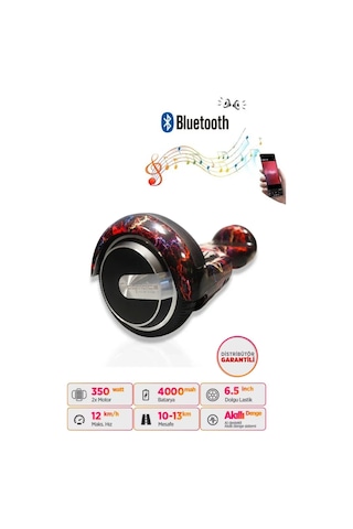 Citymate Hoverboard 6.5 inch Elektrikli Kaykay Scooter Bluetooth Hoparlörlü D15