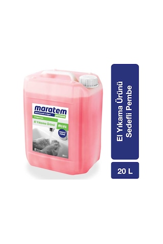 Maratem M101 Pembe Sedefli Sıvı El Sabunu 20 L