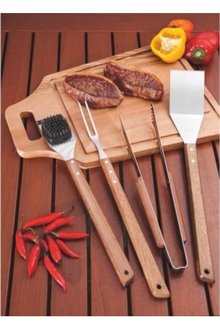 Tramontina Churrasco 26444/107 46Cm Barbekü Servis Bıçağı Ahşap