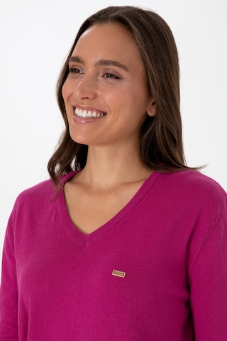 U.s. Polo Assn. Kadın Kazak /triko 50313598-vr252 Fusya Melanj