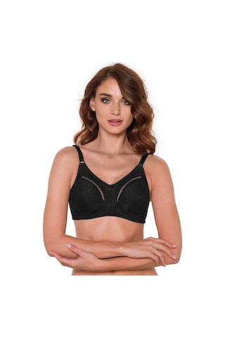 Aycı Siyah Cherry Dantel Toparlayıcı / Minimizer Sütyen Siyah