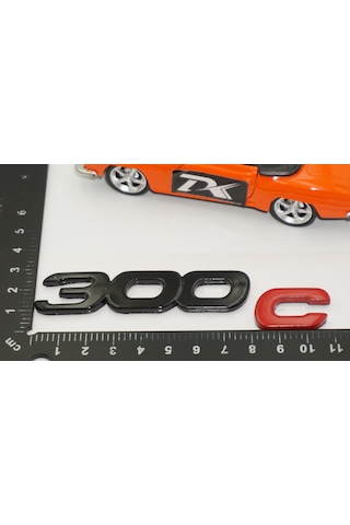 Dk Tuning 300c Bagaj Kırmızı Siyah Logo Arma Yazı Chrysler İle Uy
