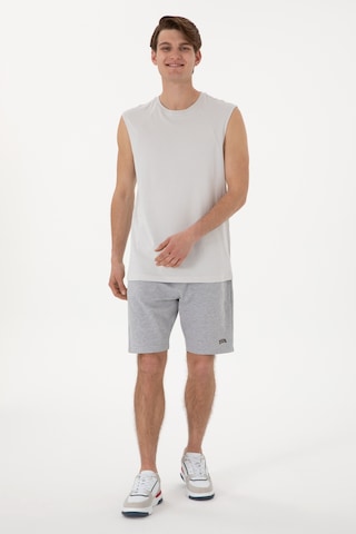 U.s. Polo Assn. Erkek Gri Melanj Şort Örme 50305933-vr086 GRI MELANJ