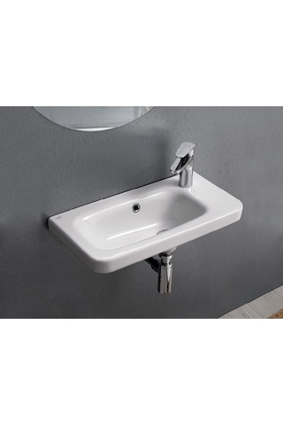 Turkuaz Cerastyle Noura Etajer Uyumlu Lavabo 60 x 30 CM