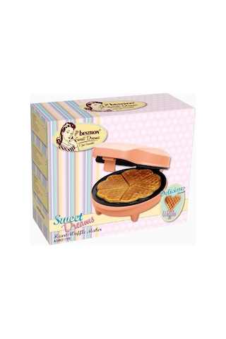 Bestron Retro 700 W Kalp Şeklinde Waffle Makinesi