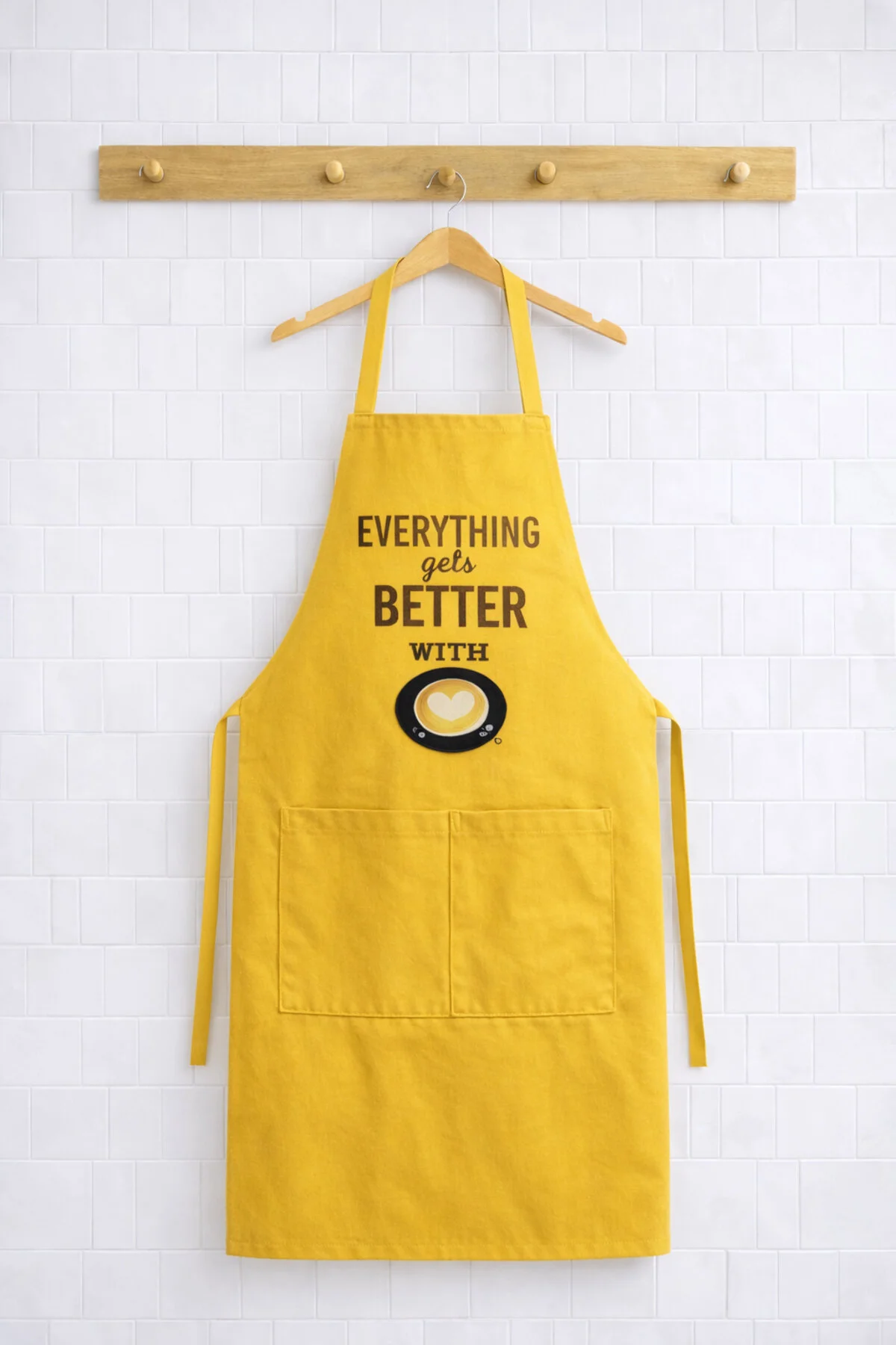 Ays Home 4 Adet Yetişkin Renkli Cepli Cafe Barista Mutfak Etkinlik Aşçı Şef Önlüğü 4 Adet Bej