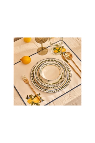 Bella Maison Lemoncello Pamuklu Amerikan Servis Sarı 35x45 Cm Sarı