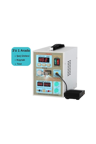 Sunkko 788h Çift Darbeli Nokta Led Pil Test Ve Şarj Fonksiyonlu Pil Punta Kaynak Makinesi
