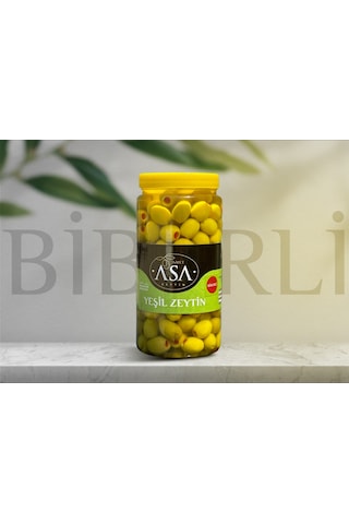 Asa Biberli Yeşil Zeytin 1 KG Asa Biberli Yeşil Zeytin 1 KG