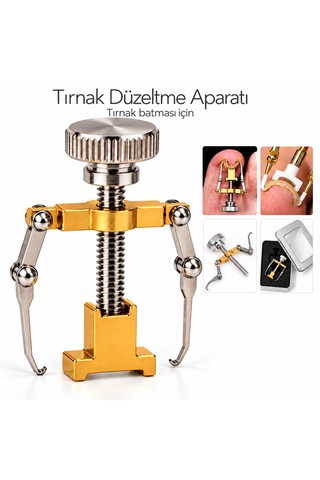 Tırnak Batması Önleyici Düzeltici Batık Tırnak Düzeltme Aleti Özel Kutulu Paslanmaz Çelik