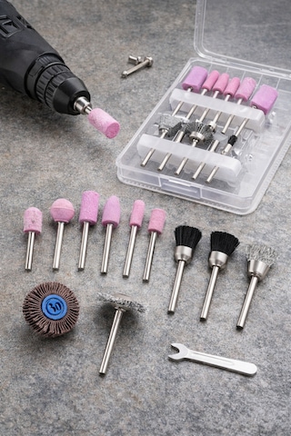 Senbang 12 Parça Rotary Tool Seti Taşlama, Zımparalama, Parlatma Ve Temizleme Uçları