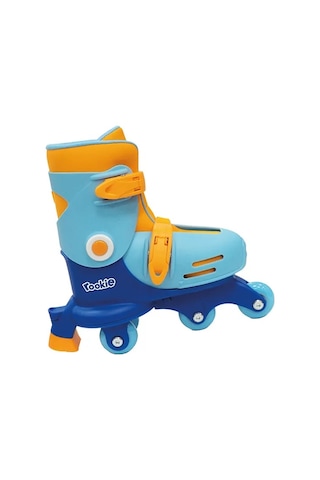 Ayarlanabilir Dönüşen Tekerlekli 2 In 1 Twisty Paten - Mavi Çok Renkli