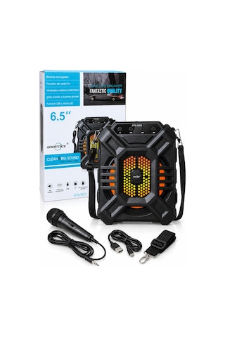 Gts-1222 Taşınabilir Kablosuz Bluetooth Hoparlör & Karaoke Seti