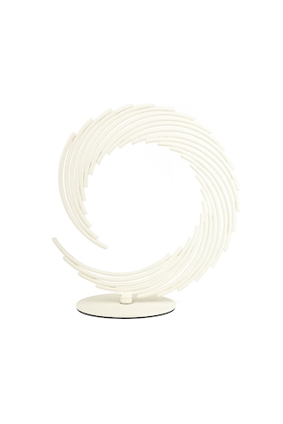 Begüsa Bakü Metal Aksesuar Biblo 25 Cm Beyaz