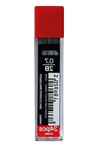 0.7 Mm 2b Süper Polimer Mekanik Kalem Kurşun Seti - 72'li