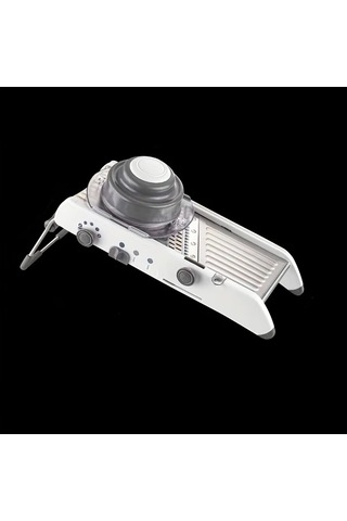 Dashanshop Beyaz 1 Takım Manuel Sebze Dilimleyici Paslanmaz Celik Ayarlanabilir Kalinlik Ergonomik Sap Beyaz