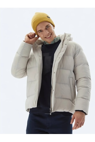 Kip Taş Regular Fit Casual Dokuma Mont Taş
