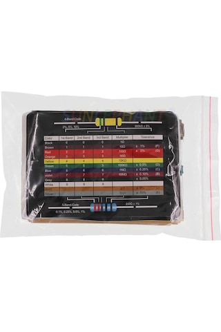 Robizstore-600 Parça Direnç Seti - 0.25W 30 Farklı Dirençten 20Şer Adet