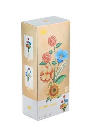 Lz4601 Loz Eternal Flowers Serisi - ''alacakaranlık Turuncu Işık'' 633 Parça Yapım Seti