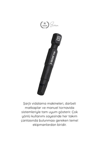 Allen 4 Mm Allen Bits Uç 5 Cm S2 Çelik Profesyonel Alyan Tornavida Ucu Manyetik Altıgen Vida Sökme