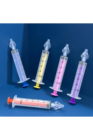 Yeniden Kullanılabilir, Manuel Burun Temizleyici 10 Ml Kapasiteli Burun Açıcı Şırınga