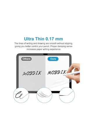 Apple Uyumlu iPad 10. Nesil 10.9 2022 Ekran Koruyucu Kağıt Hisli Özel Çizim Paperlike Nano Ekran Koruma