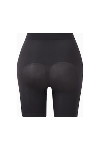Skims Seamless Sculpt Mid - Thigh Shorts, Yüksek Bel Şekillendirici Şort Siyah