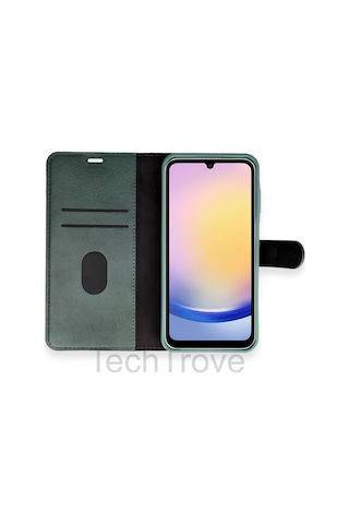 Samsung Uyumlu Galaxy S23 Fe Kılıf Kapaklı Ve Cüzdanlı Stand Olabilen Deri Kılıf