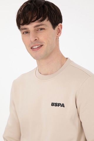 U.S. Polo Assn. Erkek Regular Fit Bisiklet Yaka Taş Sweatshirt 50292362-VR049