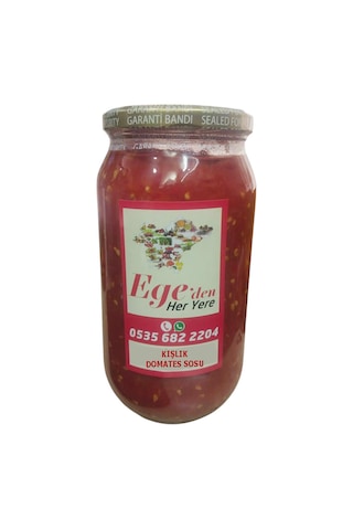 Kışlık Domates Sosu Kahvaltılık Ve Yemeklik