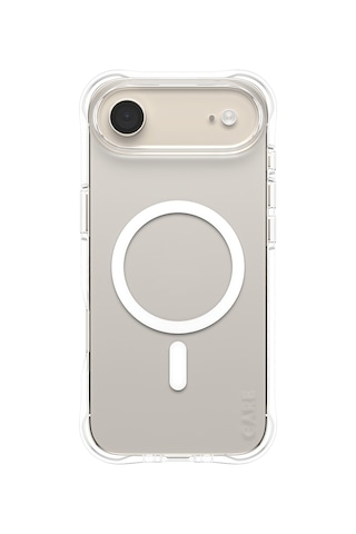 Care By Panzerglass Fashionable Apple Uyumlu iPhone Air Samba Transparent Beyaz Magsafe Kılıf