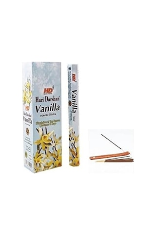 Hari Darshan 20 Adet Tütsü Farklı Aromalar + 1 Adet İşlemeli Tütsü Kayık Hediye Vanilla Abundance Prosperity