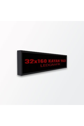 Ledgrafik 32 X 160 Kırmızı Led Tabela 1