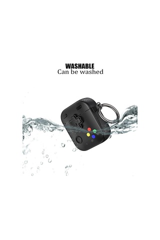 Caseonn Apple Airpods Uyumlu 5 Kılıf Gamepad Tasarımı Kilitli Kapak Lacivert
