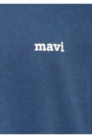 Mavi - Mavi Logo Baskılı Lacivert Tişört 0613346-70718