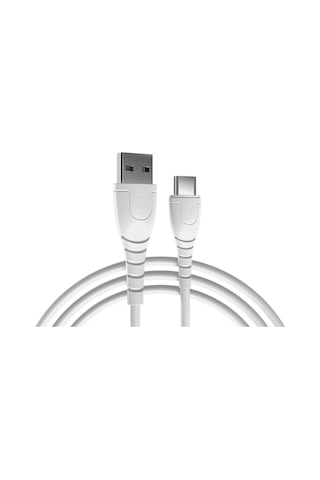 Hytech Hy-xtk30 2.4a Type-c 1m Beyaz Hızlı Şarj Kablosu HY-XTK30