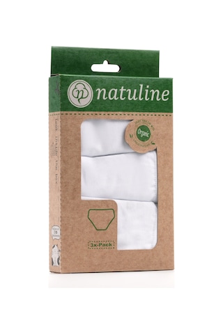 Natuline Kız Çocuk Organik Pamuklu Likralı Külot Summer 6'lı Paket Pembe