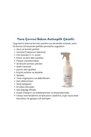 Bioxi Antiseptik &amp Dezenfektan 1 Lt El-cilt Ve Yara Bakım / Hipokloröz Asit Hocl Bazlı