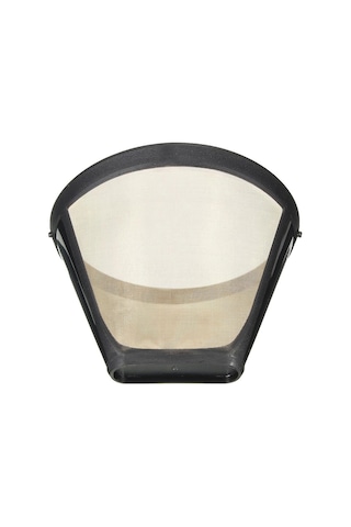 1pc Kalıcı Yeniden Kullanılabilir 4 Koni Şekli Kahve Filtresi Örgü Sepeti Paslanmaz Yeni